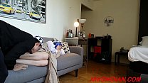 Красотуля заработала евро на оплату общежития занявшись порно перед вебкамерой